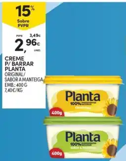 Continente creme p/ barrar planta original promoção