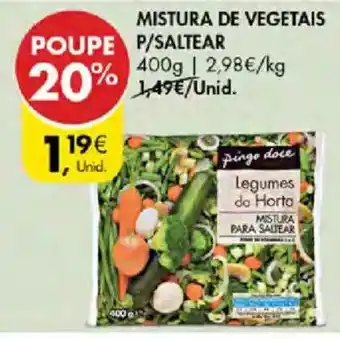 Pingo Doce Legumes da Horta promoção