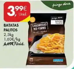 Pingo Doce batatas palitos pingo doce promoção