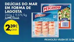 Pingo Doce Pescanova delícias em forma de lagosta promoção