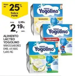 Continente Alimento lácteo yogolino vários sabores promoção