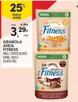 Continente granola aveia fitness promoção