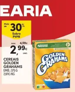 Continente Cereais golden graham promoção