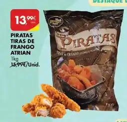 Pingo Doce piratas tiras de frango atrian promoção