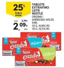 Continente tablete extrafino leite nestlé promoção