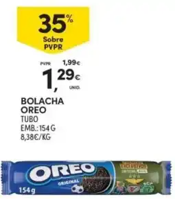 Continente Bolacha oreo tubo promoção