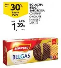 Continente Bolacha belga saborosa promoção