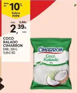 Continente Coco ralado cimarron promoção