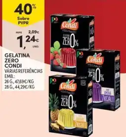 Continente gelatina zero condi promoção