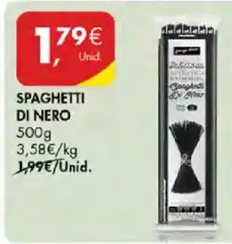 Pingo Doce Spaghetti di nero promoção