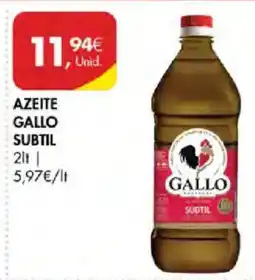 Pingo Doce azeite gallo subtil promoção