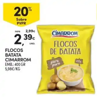 Continente Flocos batata cimarrom promoção