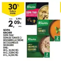 Continente Sopa Knorr promoção