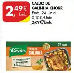 Pingo Doce caldo de galinha knorr promoção