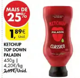 Pingo Doce ketchup top down paladin promoção