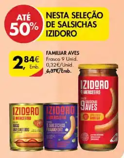 Pingo Doce salsichas aves izidoro promoção