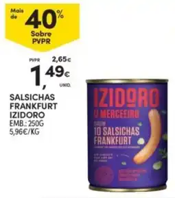 Continente Salsichas frankfurt izidoro promoção