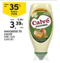 Continente Maionese td calvé promoção