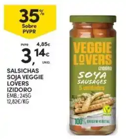 Continente Salsichas soja veggie lovers promoção