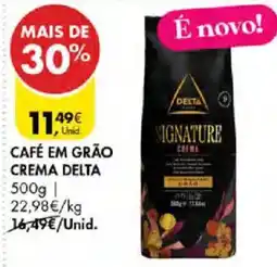 Pingo Doce Café em grão crema delta promoção