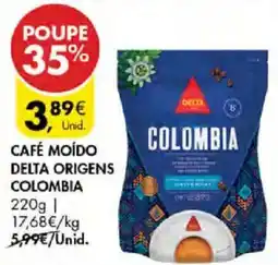 Pingo Doce Café moído delta origens colombia promoção