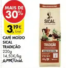 Pingo Doce Café moído sical tradição promoção