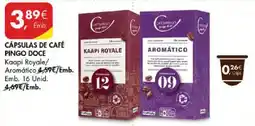 Pingo Doce Cápsulas de café Pingo Doce Kaapi Royale/Aromático promoção