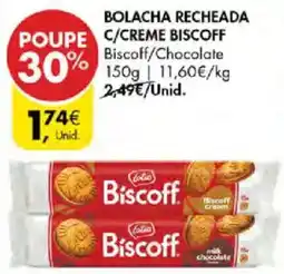 Pingo Doce Biscoff bolacha recheada c/creme biscoff promoção