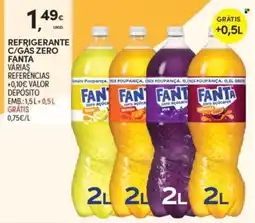 Continente refrigerante c/gás zero fanta promoção