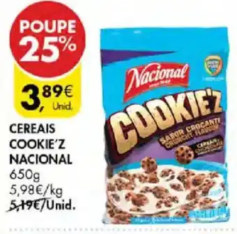 Pingo Doce Cereais cookie'z nacional promoção