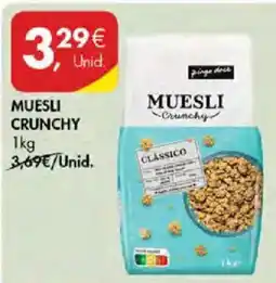 Pingo Doce Muesli crunchy promoção