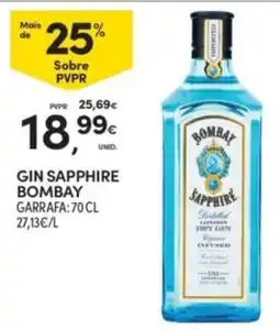 Continente gin sapphire bombay promoção