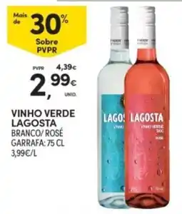 Continente vinho verde lagosta branco/ rosé promoção