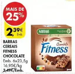 Pingo Doce Nestlé barras cereais fitness chocolate promoção