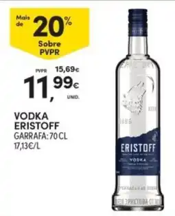 Continente Vodka eristoff promoção