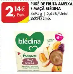 Pingo Doce Purê de fruta ameixa e maçã blédina promoção