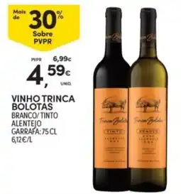 Continente vinho trinca bolotas branco/tinto promoção