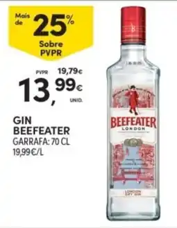 Continente gin beefeater promoção