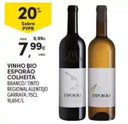 Continente vinho bio esporão colheita branco/tinto promoção