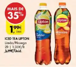 Pingo Doce Iced tea lipton limão/pêssego promoção