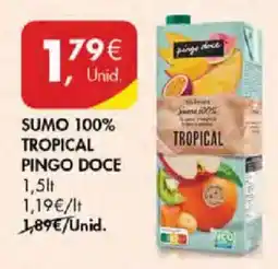 Pingo Doce Sumo 100% tropical pingo doce promoção
