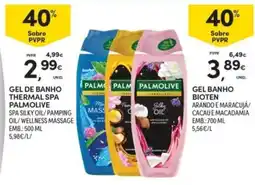 Continente Gel de banho thermal spa palmolive promoção