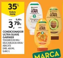 Continente condicionador ultra suave garnier promoção