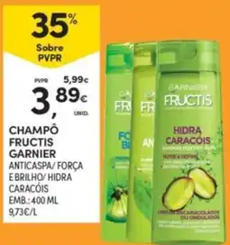 Continente Champô fructis garnier promoção