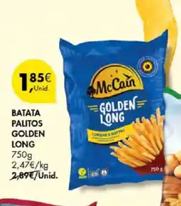 Pingo Doce McCain batata palitos golden long promoção