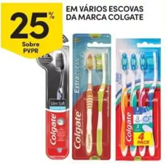 Continente escovas da marca colgate promoção