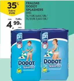 Continente Fraldas dodot splashers promoção