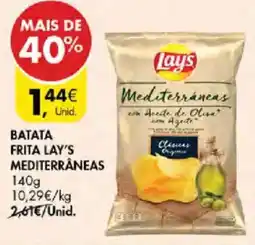 Pingo Doce batata frita lay's mediterrâneas promoção