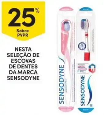 Continente escovas de dentes da marca sensodyne promoção