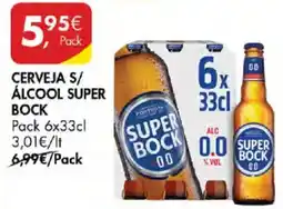 Pingo Doce Cerveja s/ álcool super bock promoção